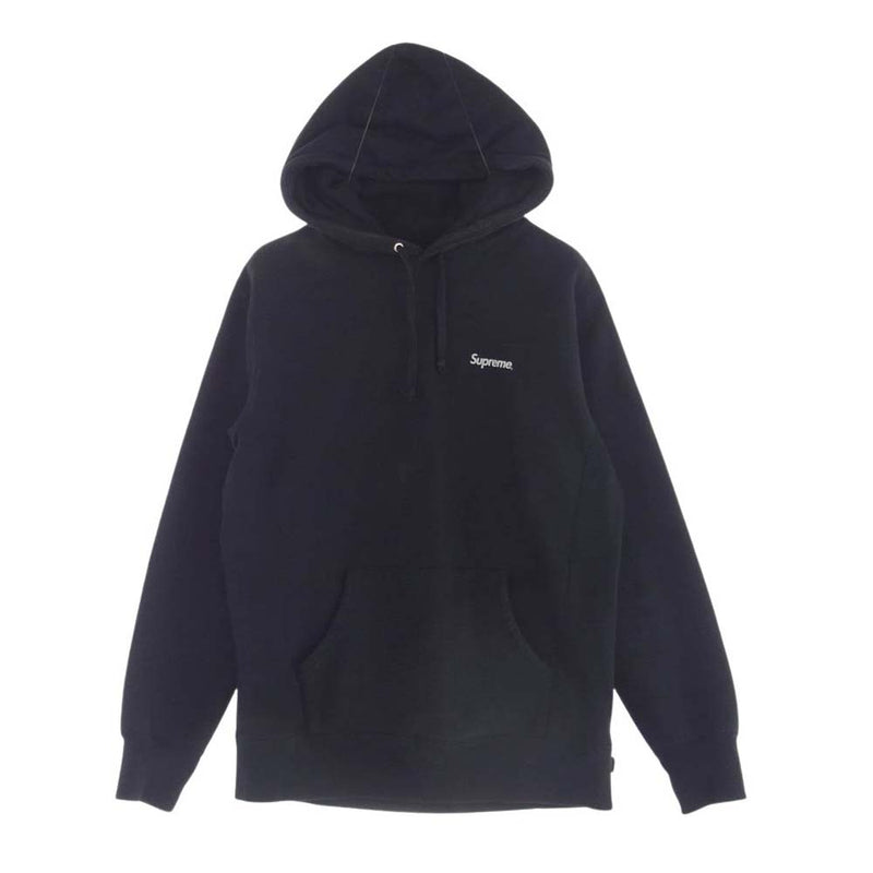 Supreme シュプリーム 14AW 3M Reflective Small Logo Pullover リフレクター スモールロゴ スウェット パーカー ブラック系 M【中古】