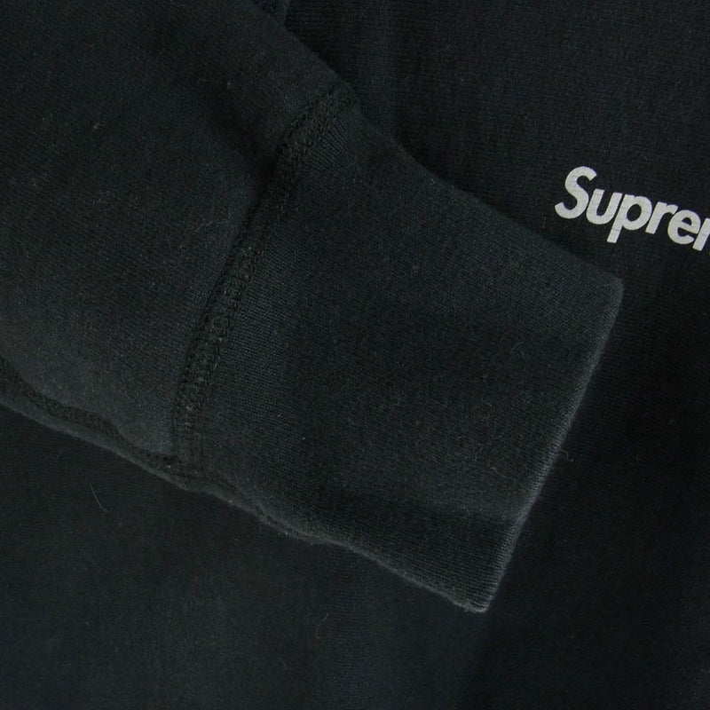 Supreme シュプリーム 14AW 3M Reflective Small Logo Pullover リフレクター スモールロゴ スウェット パーカー ブラック系 M【中古】