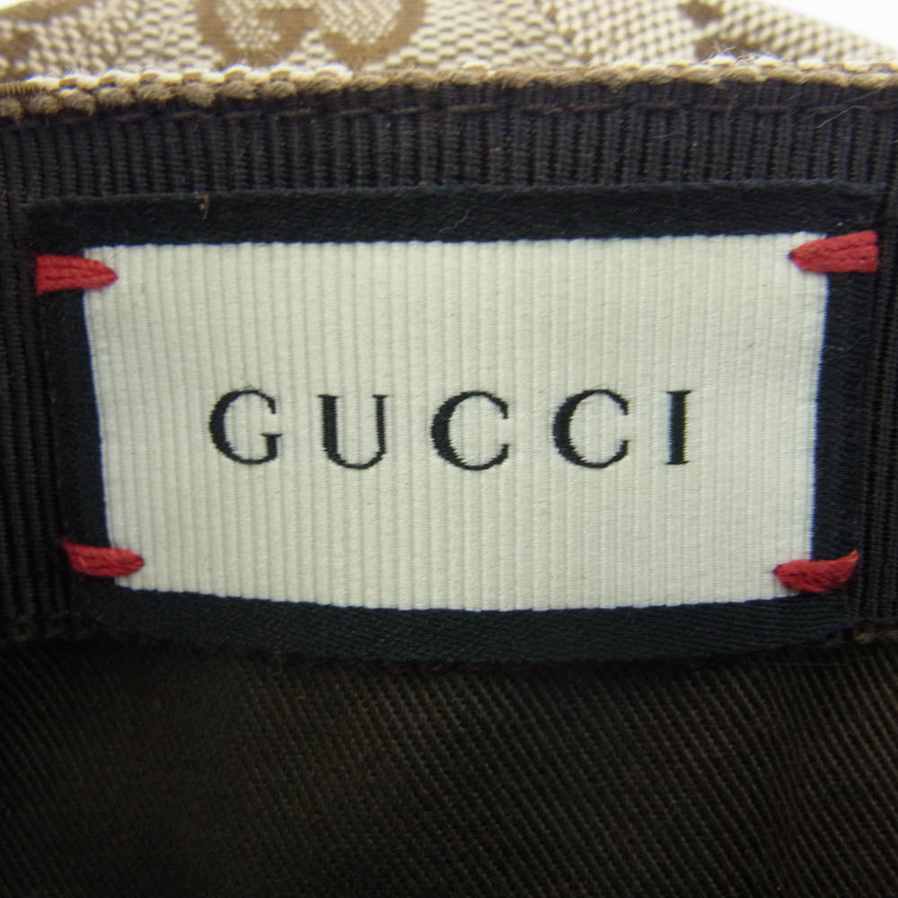 GUCCI グッチ 200035-21891 ウェブストライプ GG キャンバス BB キャップ L【中古】