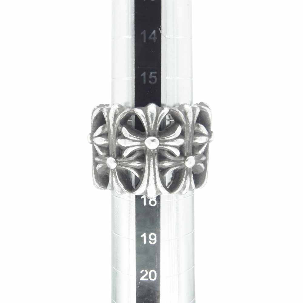 CHROME HEARTS クロムハーツ（原本無） CEMETERY セメタリー クロス リング 19号【中古】