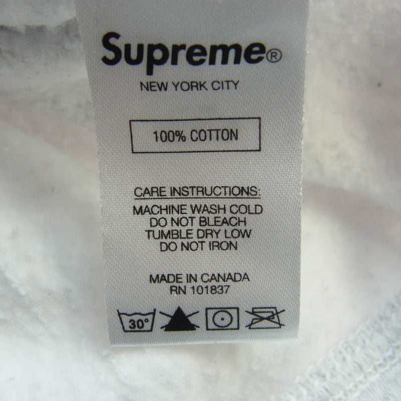 Supreme シュプリーム Motion Logo Hooded Sweatshirt モーション ロゴ フーデッド パーカー グレー系 M【中古】