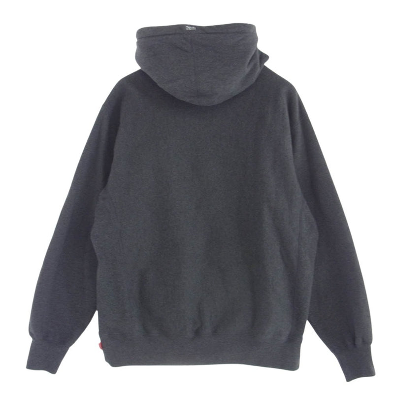 Supreme シュプリーム 21AW Box Logo Hooded Sweatshirt Charcoal ボックス ロゴ フーディー スウェット シャツ  パーカー グレー系 M【中古】