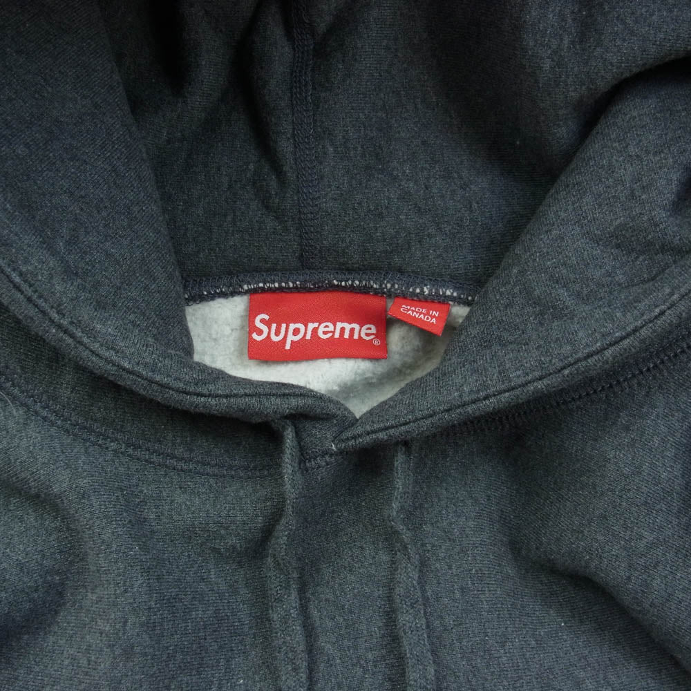 Supreme シュプリーム 21AW Box Logo Hooded Sweatshirt Charcoal ボックス ロゴ フーディー スウェット シャツ  パーカー グレー系 M【中古】