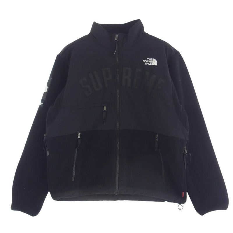 Supreme シュプリーム 19SS NA11903I × The North Face Arc Logo Denali Fleece Jacket ノースフェイス アーチロゴ デナリ フリースジャケット ブラック系 M【中古】