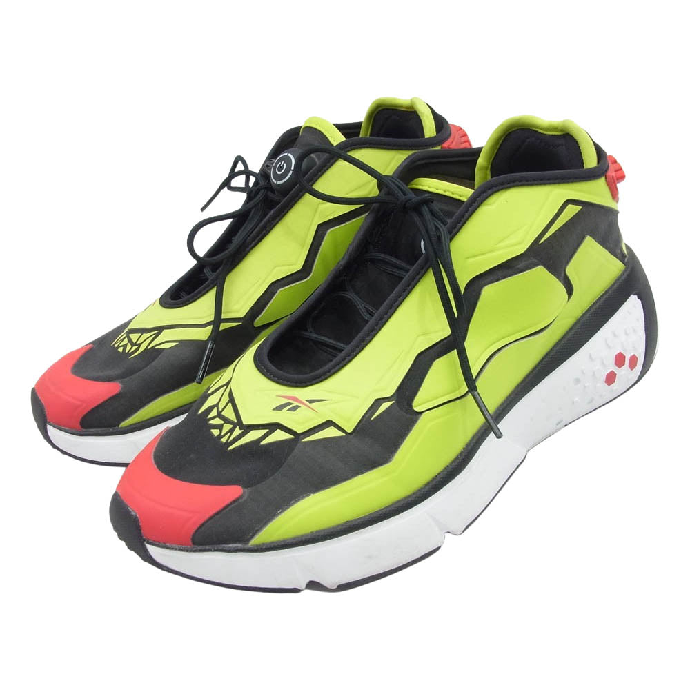 Reebok リーボック H02760 MODEL F GLITCH モデルF グリッチ ポンプ スニーカー ライトグリーン系 26cm【中古】