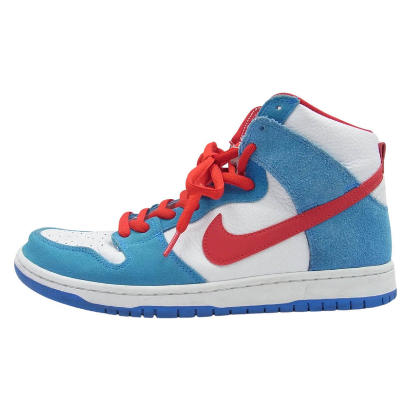 NIKE ナイキ CI2692-400 SB DUNK HIGH ISO DORAEMON ドラえもん ダンクハイ ハイカット スニーカー ライトブルー系 28.5cm【中古】