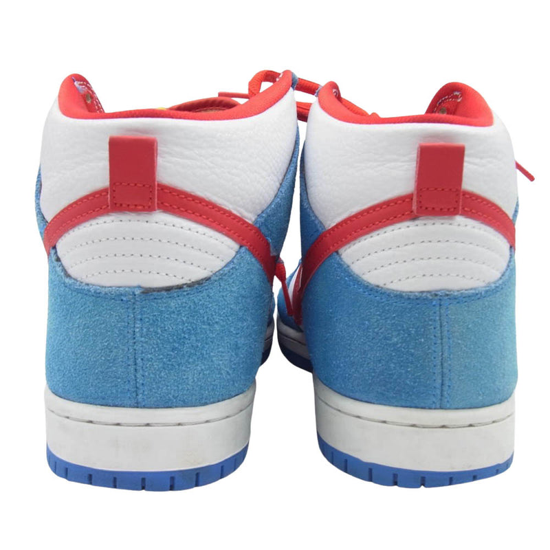 NIKE ナイキ CI2692-400 SB DUNK HIGH ISO DORAEMON ドラえもん ダンクハイ ハイカット スニーカー ライトブルー系 28.5cm【中古】