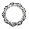 CHROME HEARTS クロムハーツ（原本無） CROSS BAND クロス バンド リング シルバー系 20号【中古】