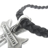 CHROME HEARTS クロムハーツ（原本無） CH CRS SML BC スモール CHクロス レザーブレイド Wボロチップ ネックレス【中古】