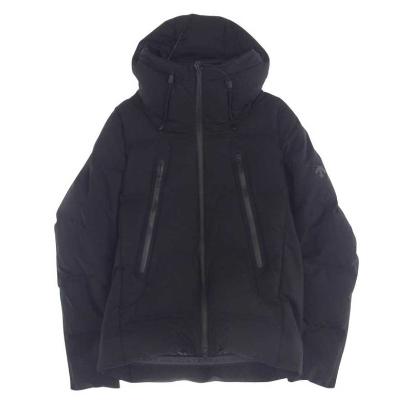 DESCENTE デサント DAMOGK30U ALLTERRAINオルテライン MOUNTAINEERマウンテニア 水沢ダウン フーデッド ダウンジャケット ブラック系 S【中古】