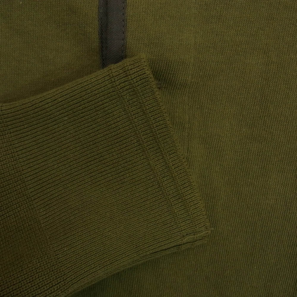 Nigel Cabourn ナイジェルケーボン 8041-00-20006 猫目 ボタン ヘンリー ネック カットソー カーキ系 46【中古】