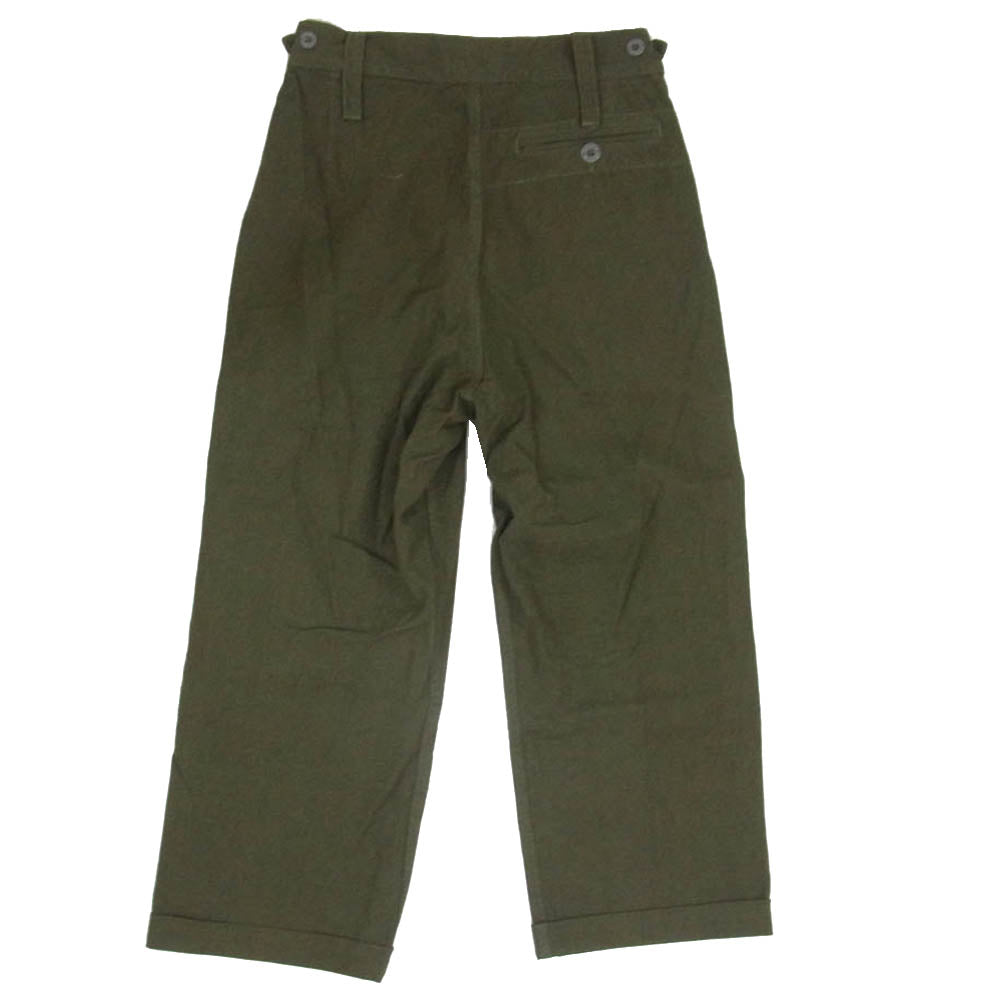 Nigel Cabourn ナイジェルケーボン 8046-13-50020 P-52 LYBRO NAVVIE PANT COTTON BROKEN TWILL ライブロ ナビーパンツ コットンブロークンツイル グルカ パンツ カーキ系 30【中古】