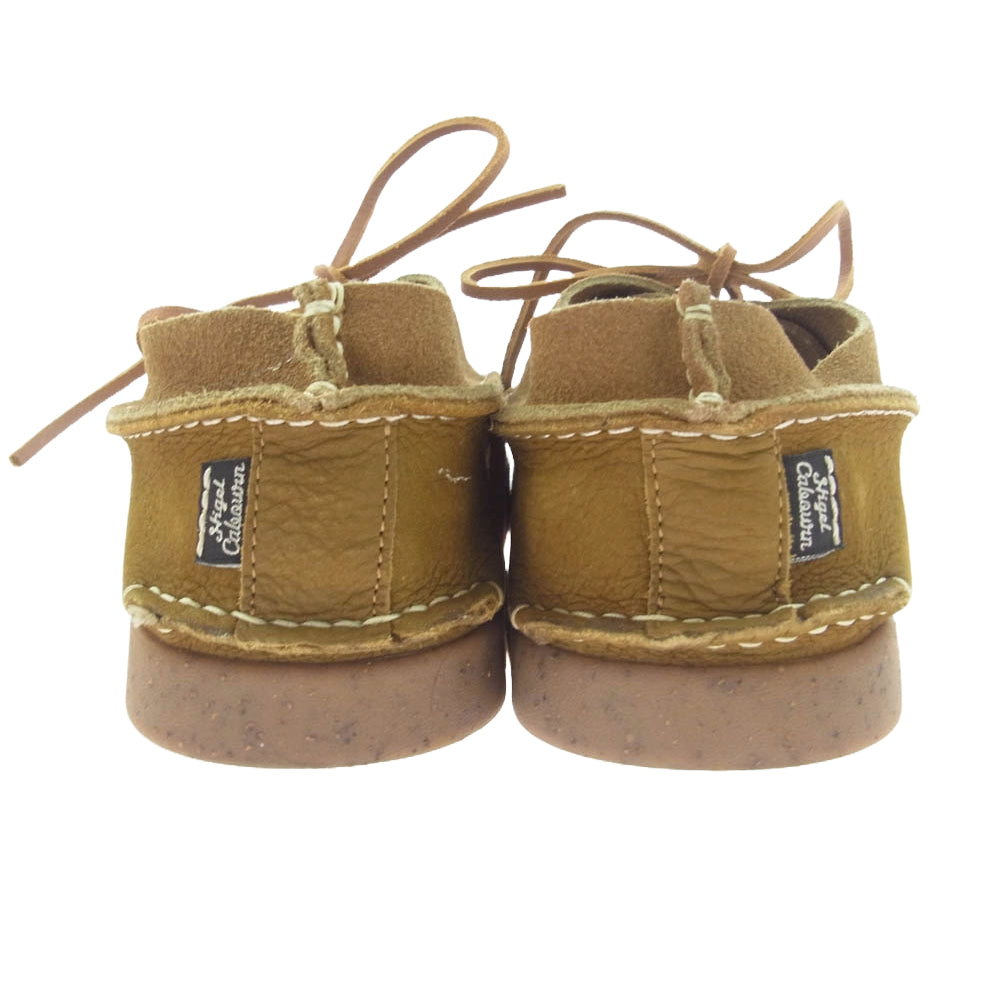 Nigel Cabourn ナイジェルケーボン 80451262500 × Yogi Footwear FINN II ヨギー フットウェア レザーシューズ ライトブラウン系 6UK【中古】