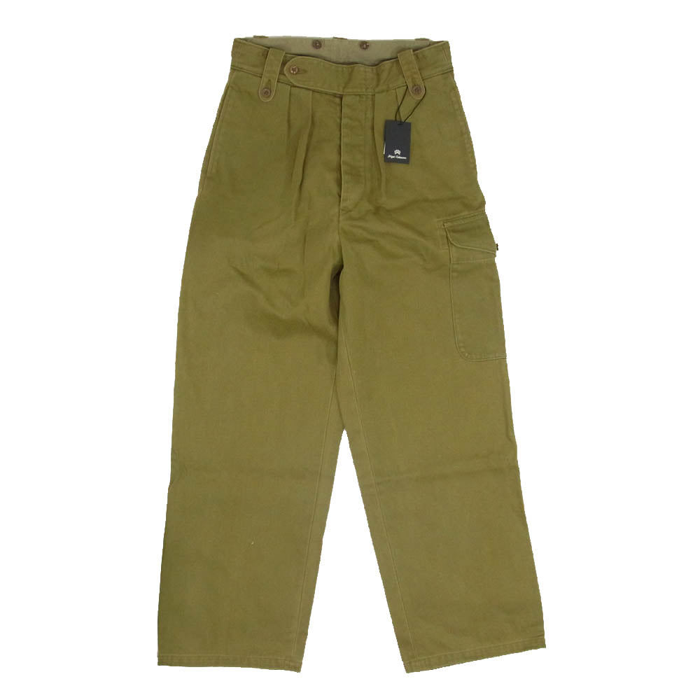 Nigel Cabourn ナイジェルケーボン 8048-00-50005 BATTLE DRESS PANT INDIAN TWILL バトル ドレス パンツ インディアンツイル カーキ系 30【中古】