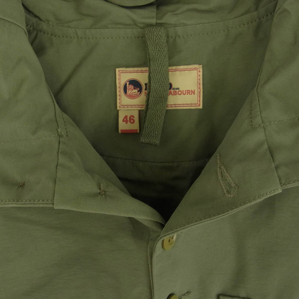 Nigel Cabourn ナイジェルケーボン 80043-13-00030 OW-53 LYBRO TRACK SMOCK COTTON NYLON トラックスモック コットンナイロン カーキ系 46【中古】