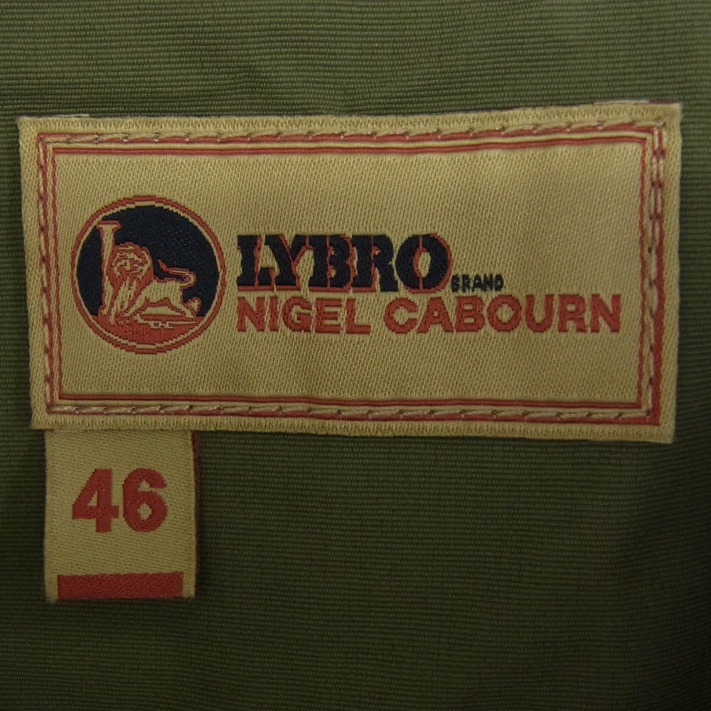 Nigel Cabourn ナイジェルケーボン 80043-13-00030 OW-53 LYBRO TRACK SMOCK COTTON NYLON トラックスモック コットンナイロン カーキ系 46【中古】