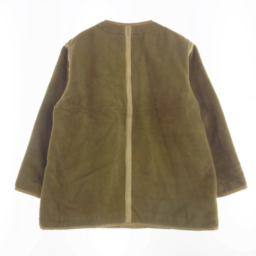 Nigel Cabourn ナイジェルケーボン 8047-00-30010 LINER JAKET REVERSIBLE COTTON BLANKET ライナージャケット リバーシブル コットン ブランケット カーキ系 46【中古】