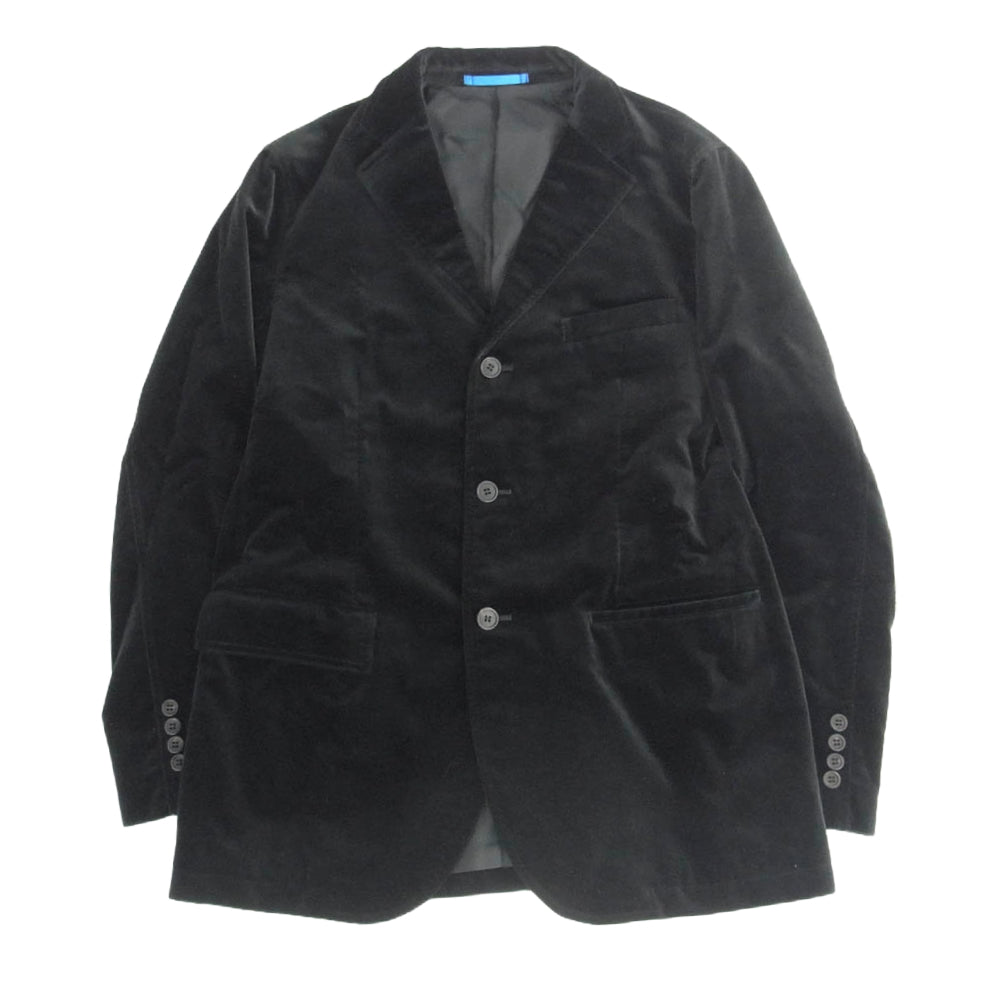 ポールスミス ベロア ジャケット パンツ セットアップ ブラック系 上：XL　下：82【中古】