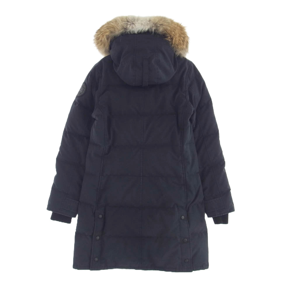 CANADA GOOSE カナダグース 3802LB 国内正規品 サザビーリーグ BLACK LABEL ブラックレーベル SHELBURNE PARKA シェルバーン パーカー ダウン ジャケット ネイビー系 XS【中古】