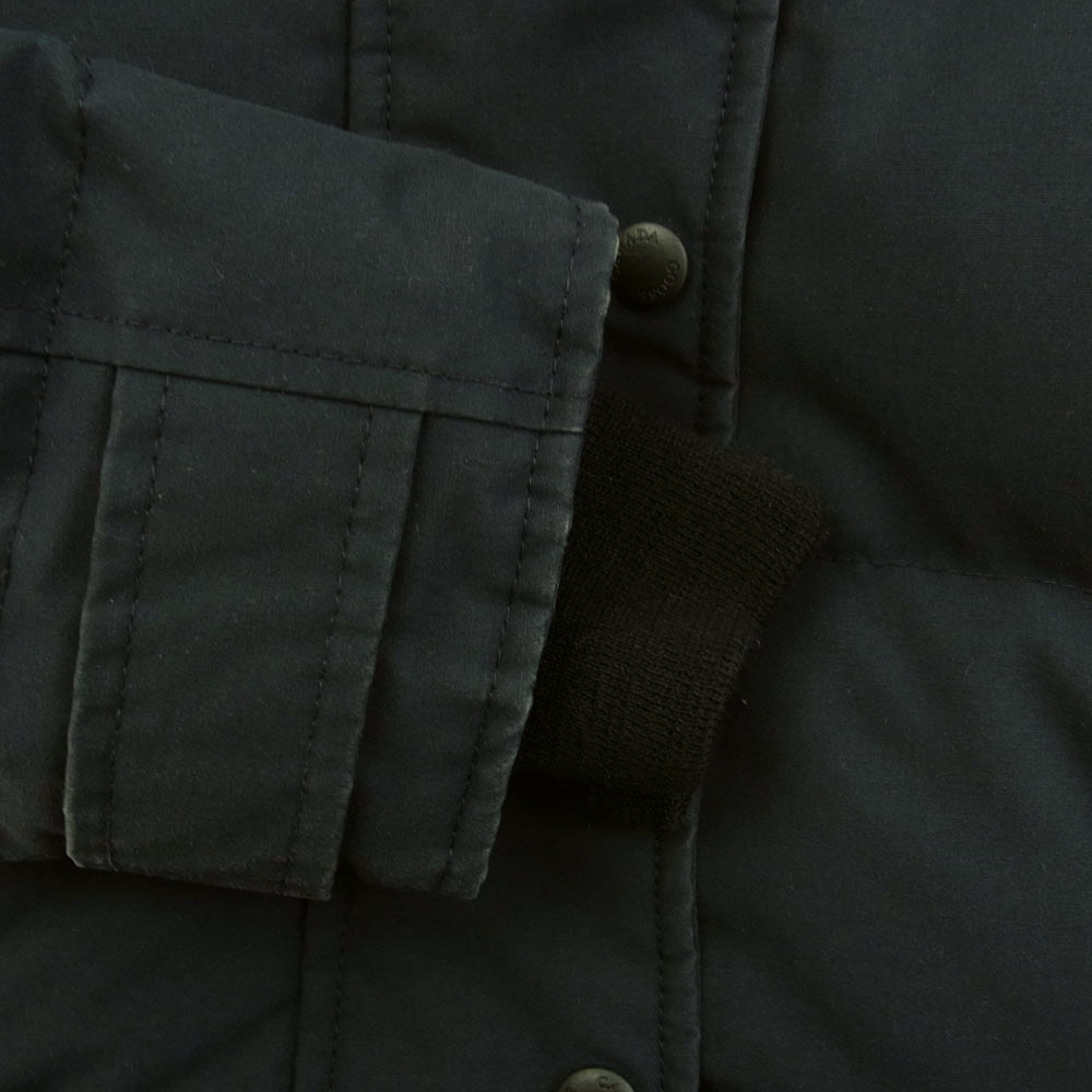 CANADA GOOSE カナダグース 3802LB 国内正規品 サザビーリーグ BLACK LABEL ブラックレーベル SHELBURNE PARKA シェルバーン パーカー ダウン ジャケット ネイビー系 XS【中古】