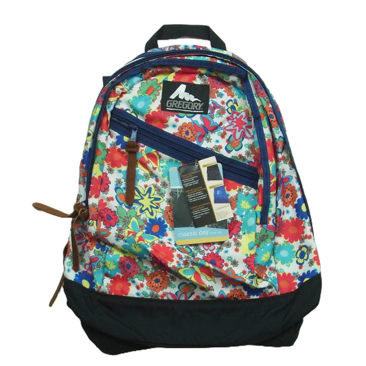 GREGORY グレゴリー 花柄 リュックサック バックパック マルチカラー系【美品】【中古】