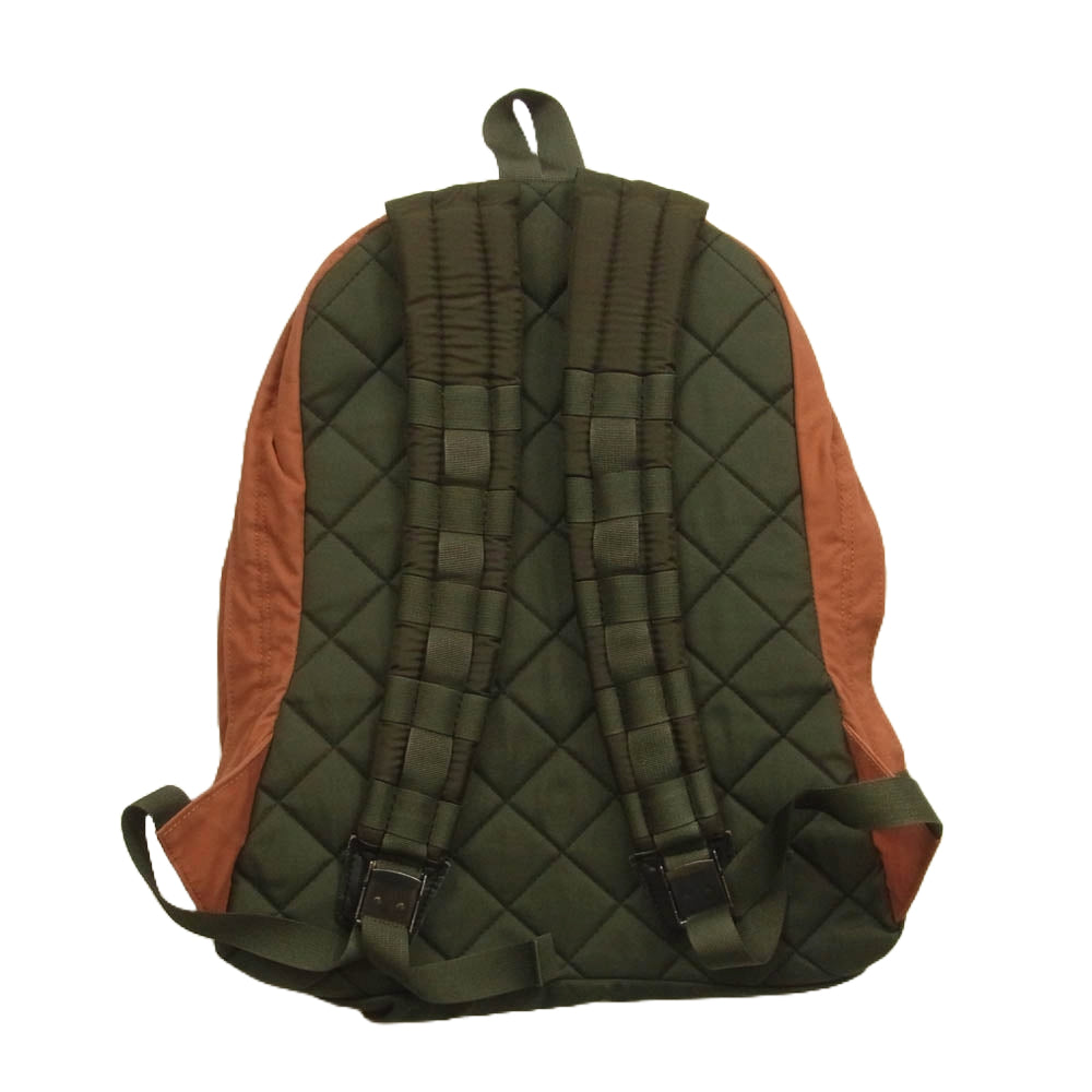 GREGORY グレゴリー カラー切替 ナイロン リュックサック バックパック オレンジ系 カーキ系【中古】