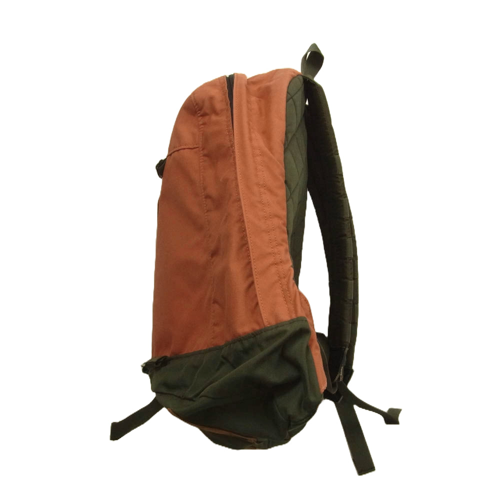 GREGORY グレゴリー カラー切替 ナイロン リュックサック バックパック オレンジ系 カーキ系【中古】