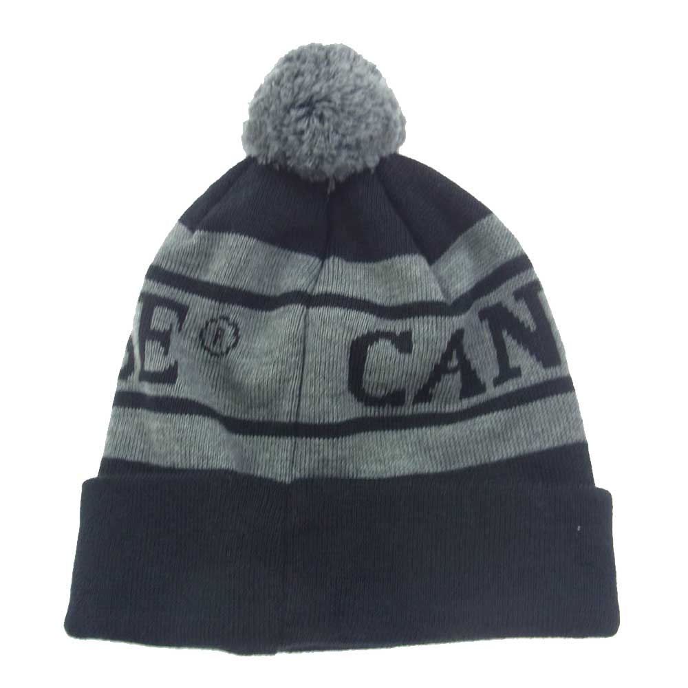 CANADA GOOSE カナダグース 5232M Pom Toque CG LOGO ニット キャップ ニット帽 ブラック系【新古品】【未使用】【中古】