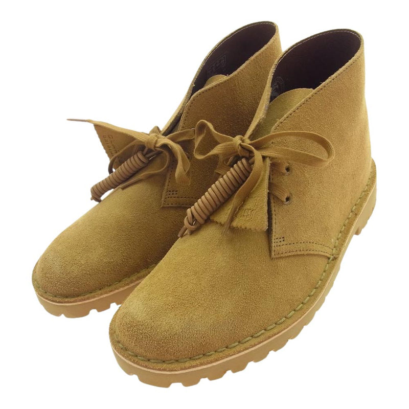 Clarks クラークス 261627037085 Desert Rock Oakmoss Suede スウェード デザート ロック スエード ブーツ ライトブラウン系 26.5cm【美品】【中古】