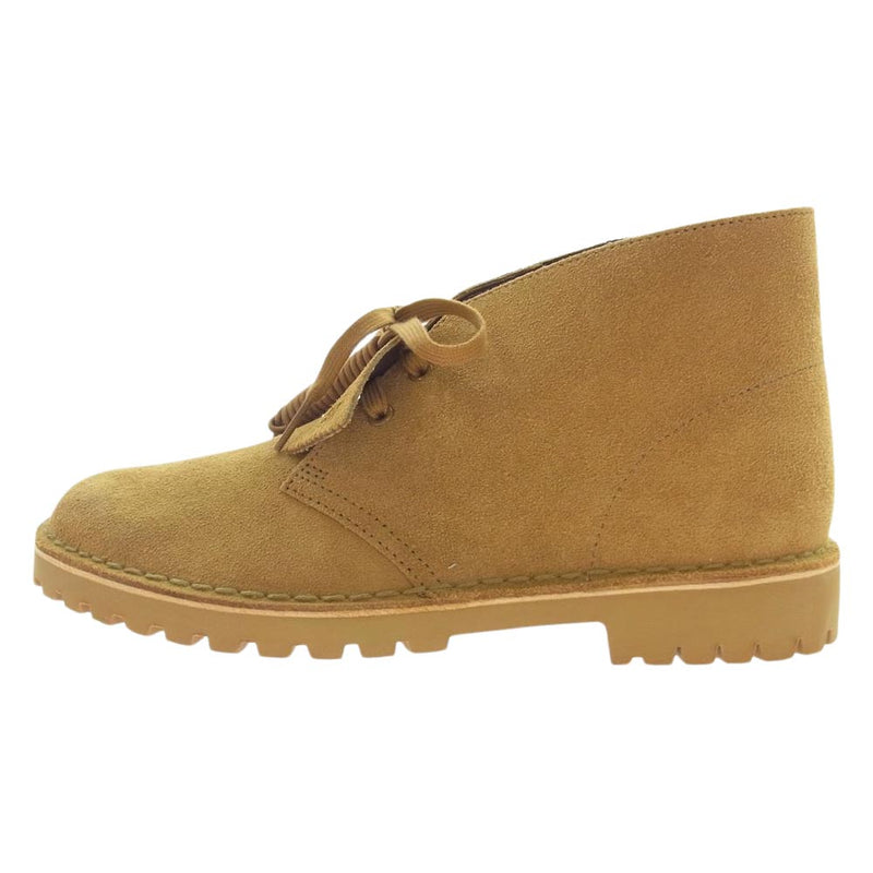 Clarks クラークス 261627037085 Desert Rock Oakmoss Suede スウェード デザート ロック スエード ブーツ ライトブラウン系 26.5cm【美品】【中古】