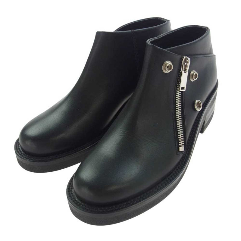 foot the coacher フットザコーチャー FTC1934010 RIDERS BOOTS レザー ライダース ブーツ ブラック系 8【極上美品】【中古】