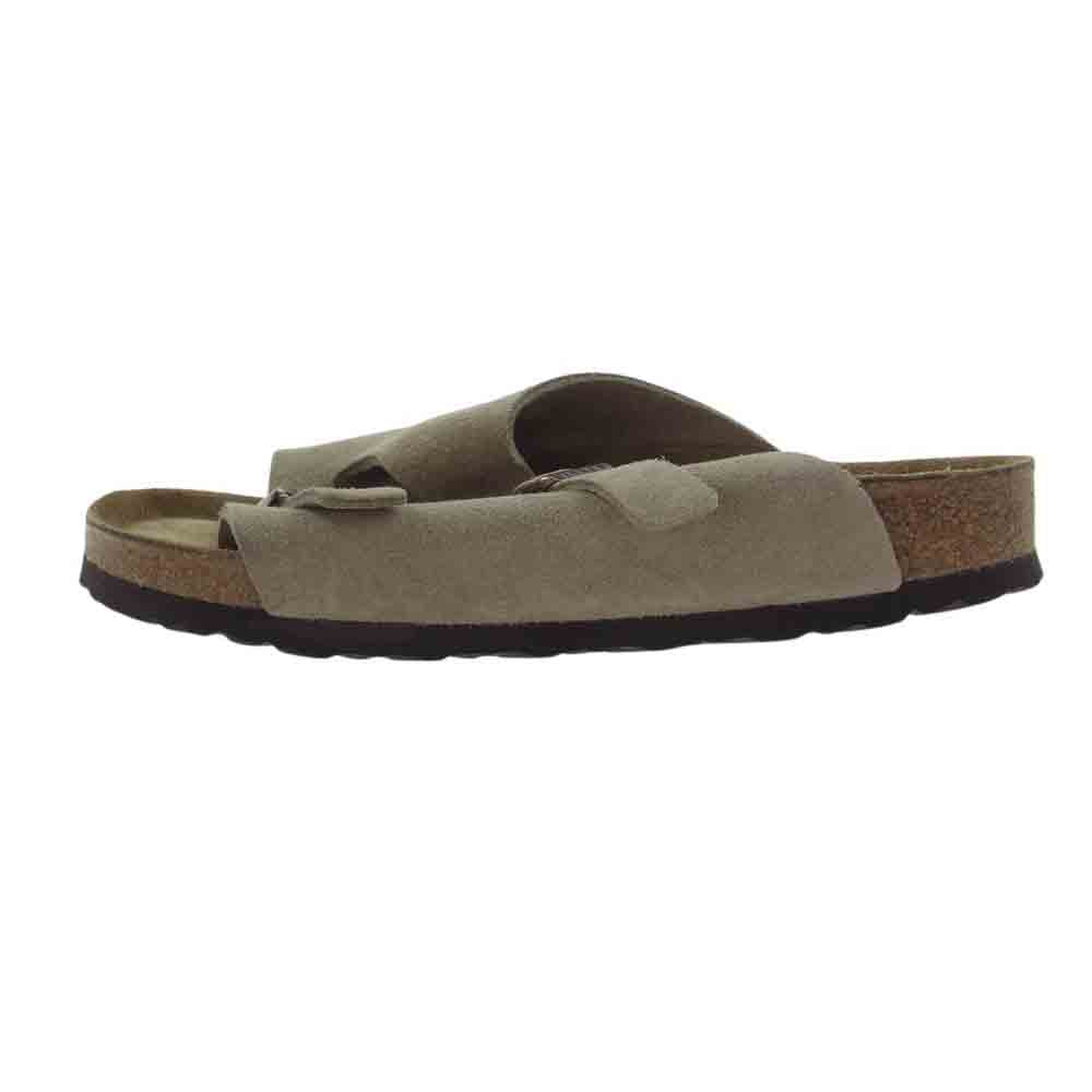 BIRKENSTOCK ビルケンシュトック ZURICH チューリッヒ スエード ダブルモンク サンダル ベージュ系 26cm【中古】