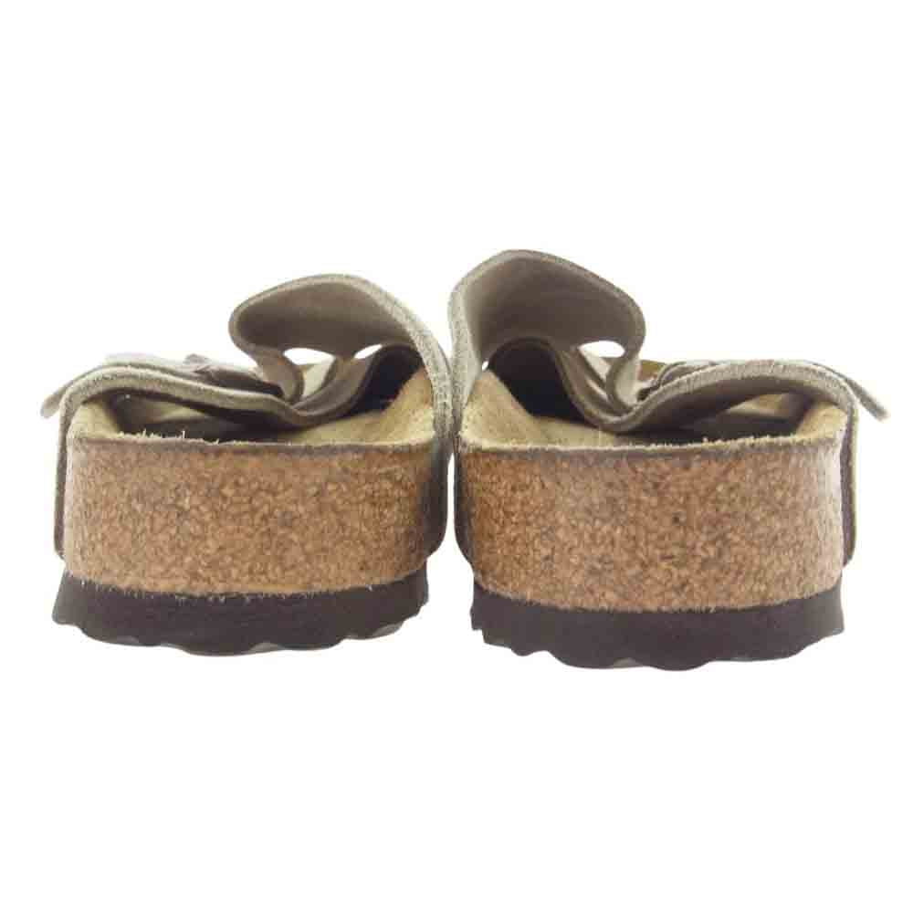 BIRKENSTOCK ビルケンシュトック ZURICH チューリッヒ スエード ダブルモンク サンダル ベージュ系 26cm【中古】