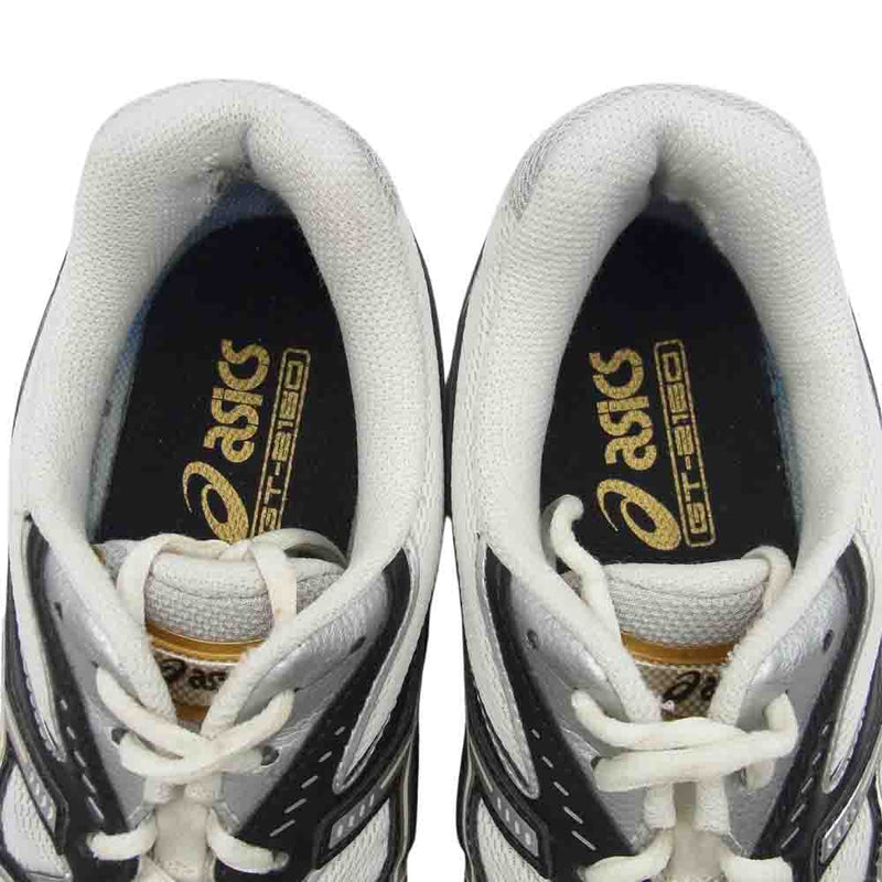 asics アシックス F960923 GT-2160 ローカット スニーカー ホワイト系 シルバー系 27cm【中古】