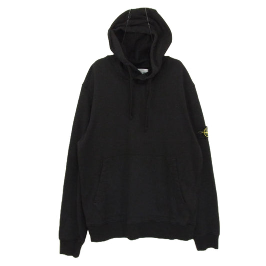 STONE ISLAND ストーンアイランド 20SS 721564151 袖ロゴワッペン コットン スウェット プルオーバー パーカー ブラック系 L【中古】