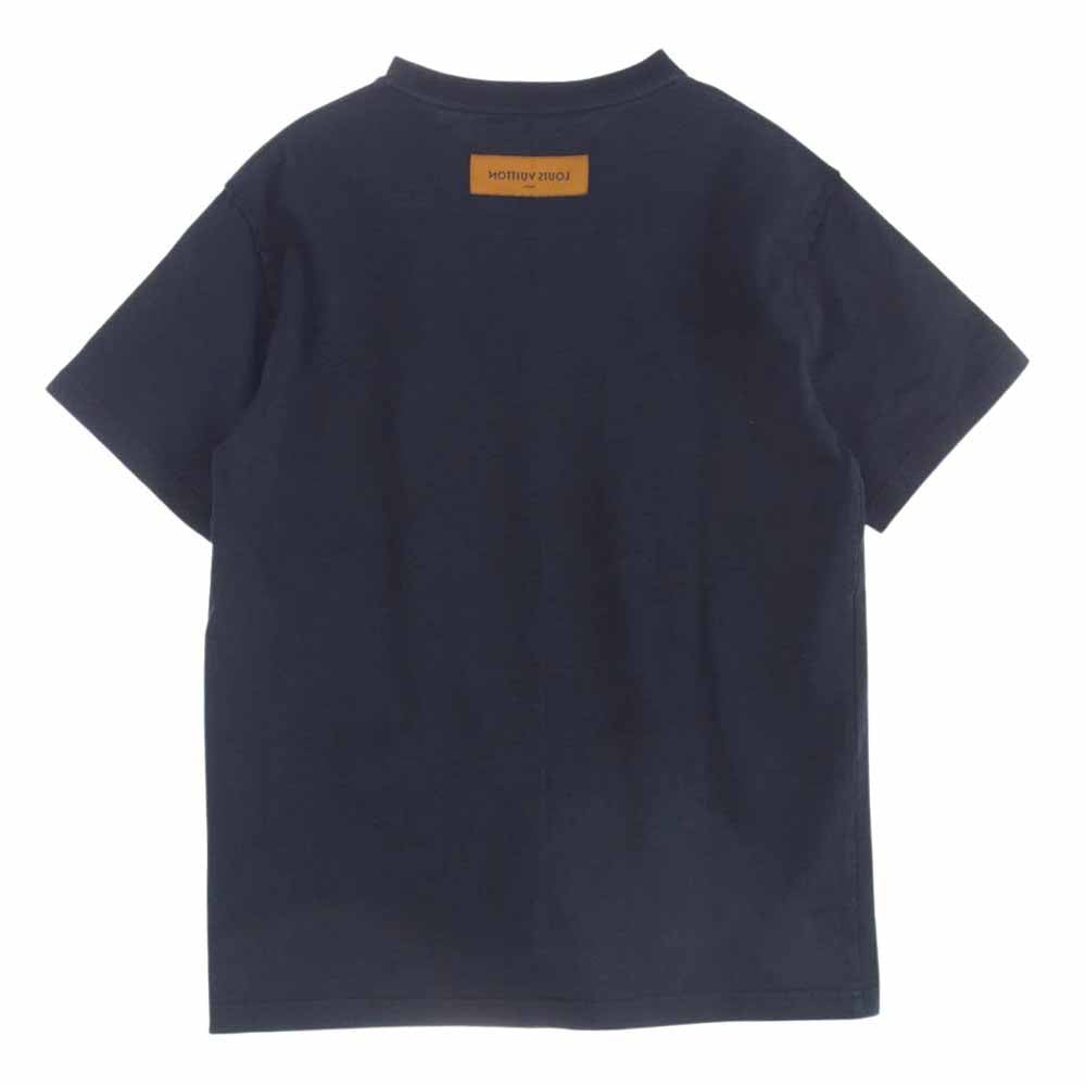 LOUIS VUITTON ルイ・ヴィトン HIY47W インサイドアウト カットソー Tシャツ 半袖 M ネイビー ネイビー系 M【中古】