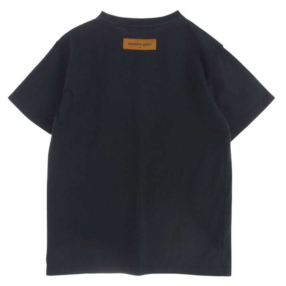 LOUIS VUITTON ルイ・ヴィトン HIY47W　 インサイドアウト カットソー Tシャツ 半袖 M ブラック ブラック系 M【中古】