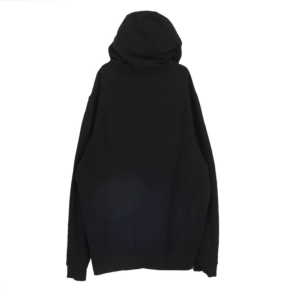 BURBERRY LONDON バーバリー ロンドン 8021437 パイルボックスロゴ プルオーバー スウェット パーカー ブラック系 L【中古】