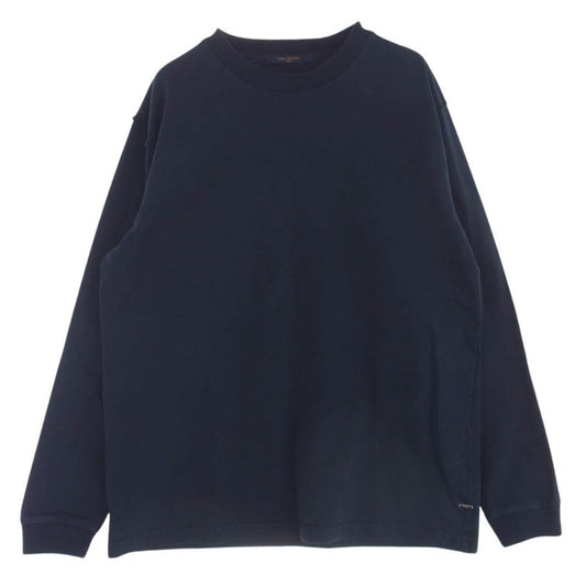 LOUIS VUITTON ルイ・ヴィトン 21SS HIY46W　 インサイドアウト カットソー Tシャツ 長袖 L ネイビー ネイビー系 L【中古】
