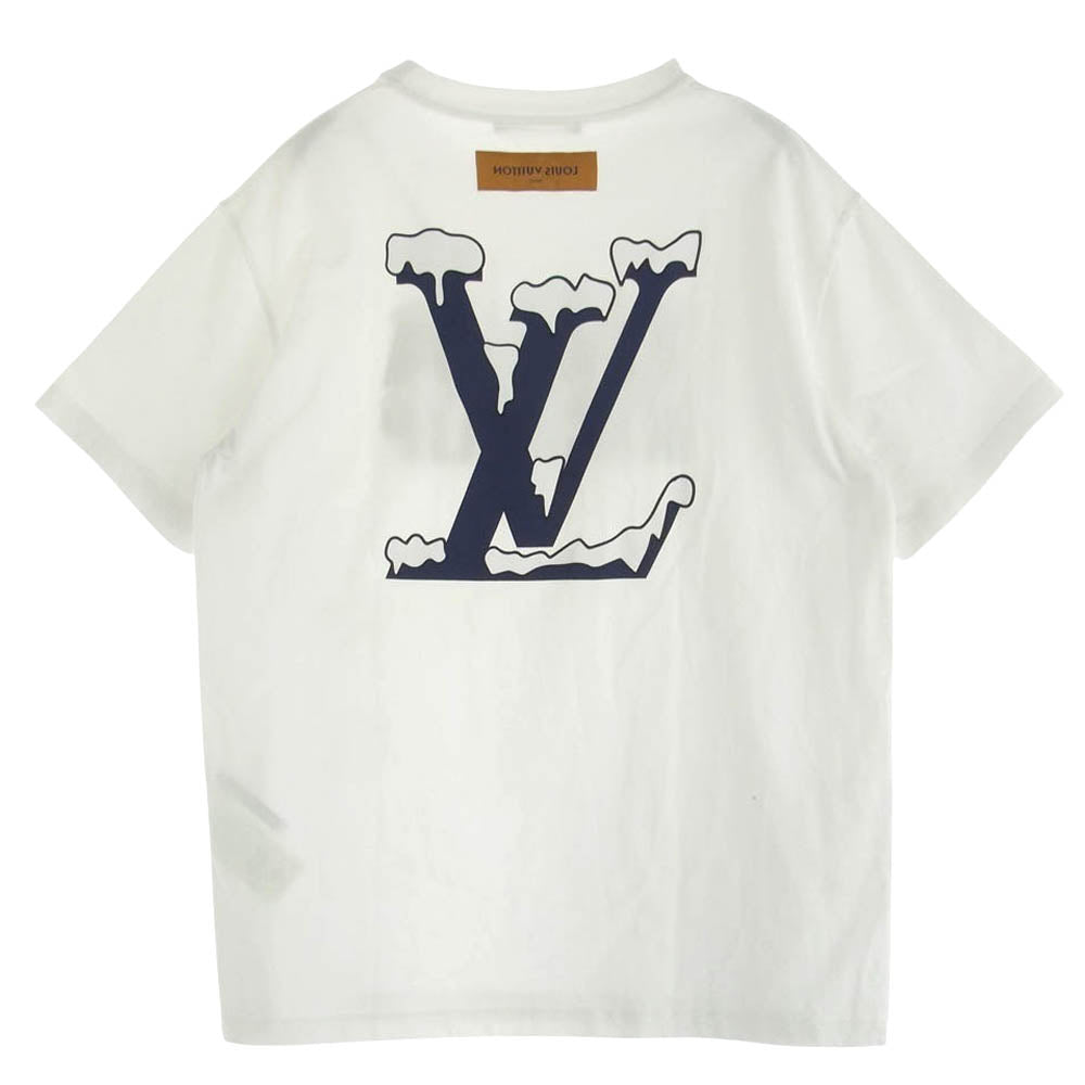 LOUIS VUITTON ルイ・ヴィトン 22SS HMY98W DO A KICKFLIP プリント クルーネック Tシャツ 半袖 XL ホワイト ホワイト系 XL【中古】