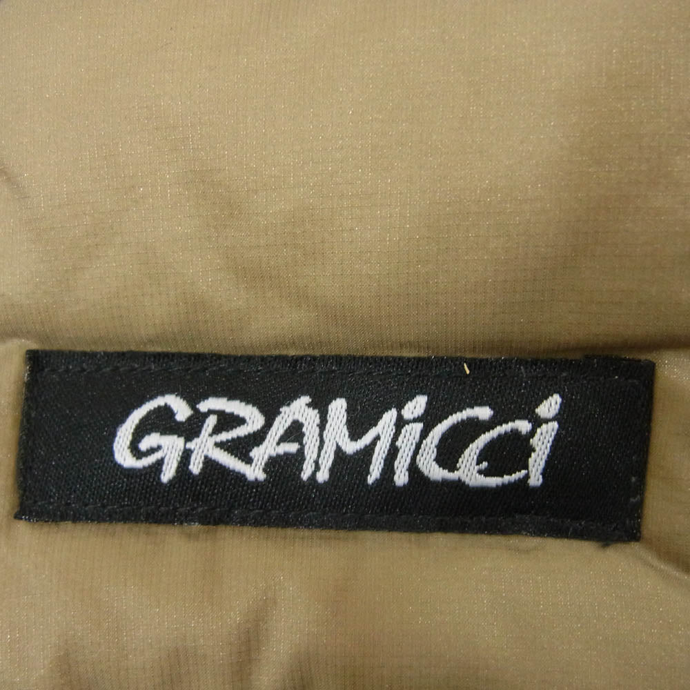 Gramicci グラミチ × TAION INNER DOWN SCARF TG-1F-004 インナー ダウン マフラー カーキ系【中古】