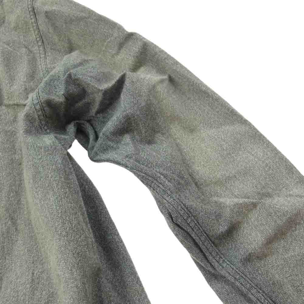 Buzz Rickson's バズリクソンズ M23003 MOCK TWIST CHAMBRAY WORK SHIRT モックツイスト 杢シャンブレー 長袖シャツ グレー系 16-16.5【中古】