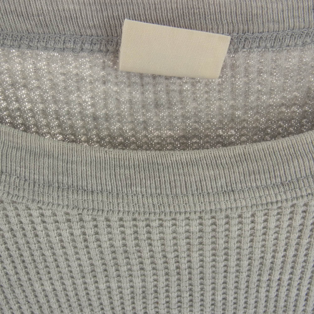 The REAL McCOY'S ザリアルマッコイズ サーマル ロング スリーブシャツ 長袖 カットソー グレー系 L 42-44【中古】