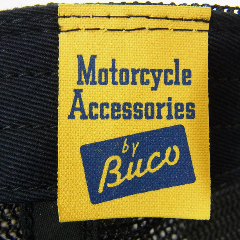 BUCO ブコ ワッペン メッシュ キャップ ブラック系【中古】