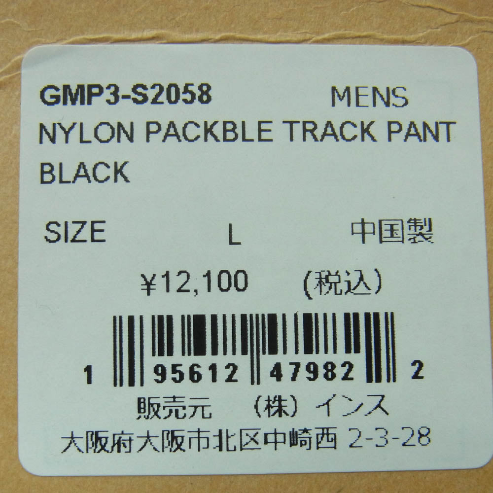 Gramicci グラミチ GMP3-S2058 PACKABLE TRACK PANTS パッカブル ナイロン トラック パンツ ブラック系 L【極上美品】【中古】