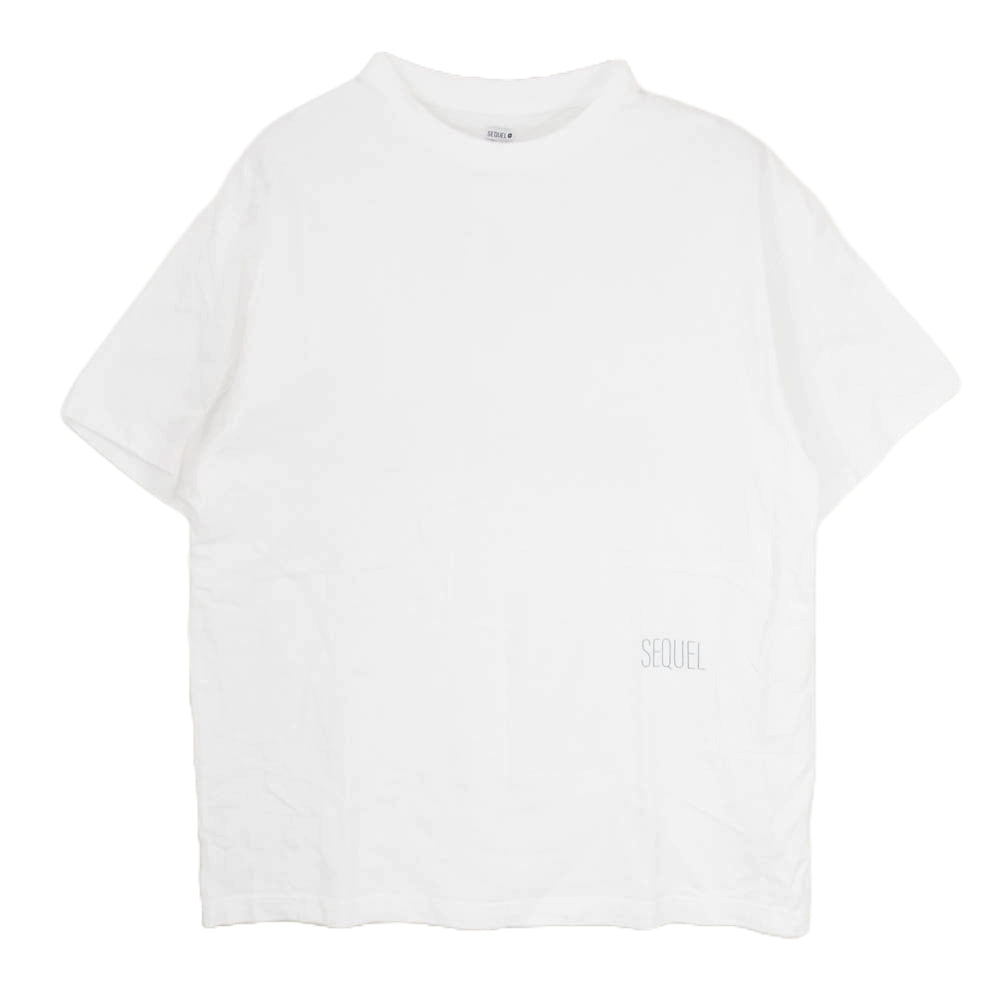SEQUEL シークエル 24SS SQ-24SS-ST-03 T-SHIRT WHITE ロゴ プリント 半袖 Tシャツ ホワイト系 L【中古】