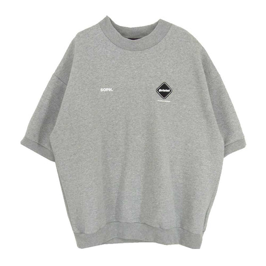 F.C.R.B. エフシーアールビー 24SS FCRB-240041 TECH SWEAT S/S TEAMCREWNECK BAGGY TOP テックス ウェット バギー トップ 半袖 グレー系 L【中古】