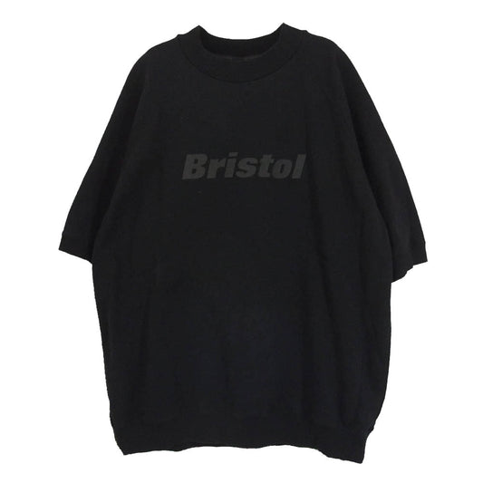 F.C.R.B. エフシーアールビー 23SS FCRB-230068 CREWNECK BAGGY SWEAT クルーネック バギー スウェット トレーナー トップス  半袖 ブラック系 L【中古】
