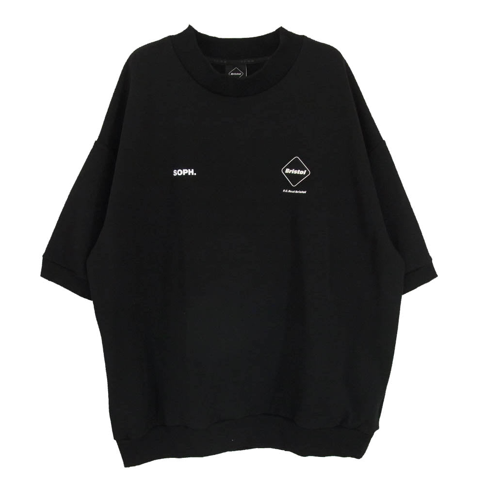 F.C.R.B. エフシーアールビー 24SS FCRB-240041 TECH SWEAT S/S TEAMCREWNECK BAGGY TOP テックス ウェット バギー トップ 半袖 ブラック系 L【中古】