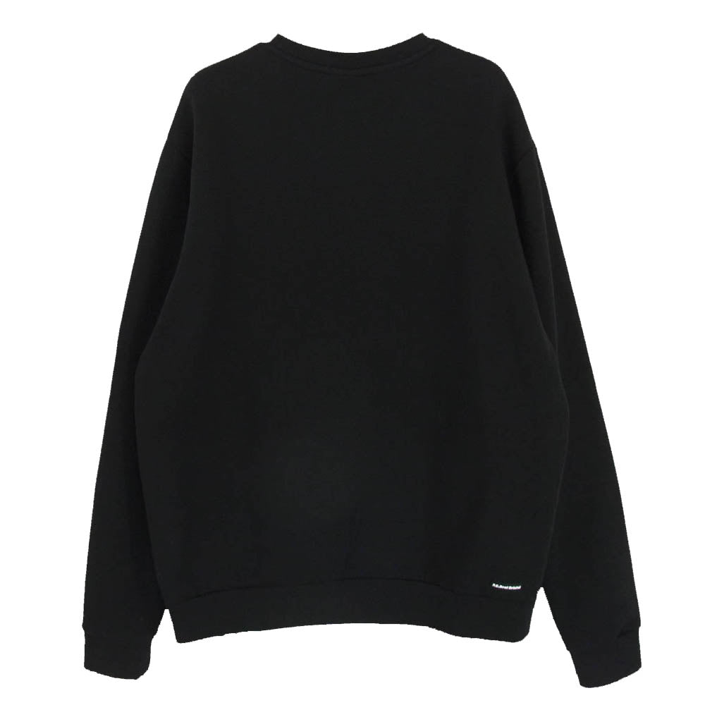 F.C.R.B. エフシーアールビー 21AW FCRB-212063 AUTHENTIC LOGO TECH KNIT  テック クルーネック ロゴ スウェット ブラック系 L【中古】